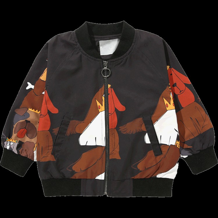 噢耶小小&cwx2210花色鸡休闲夹克