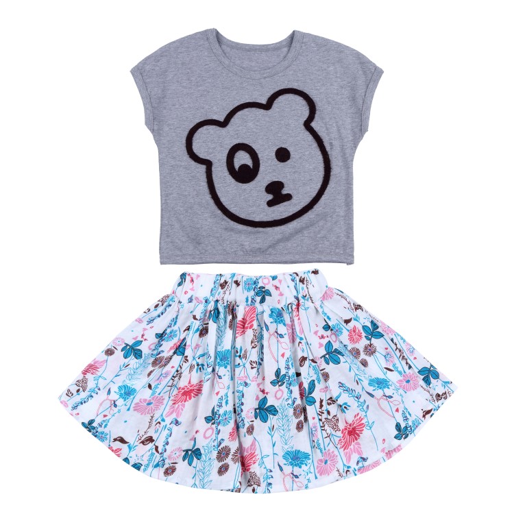 美好童年&1811款小熊套装裙