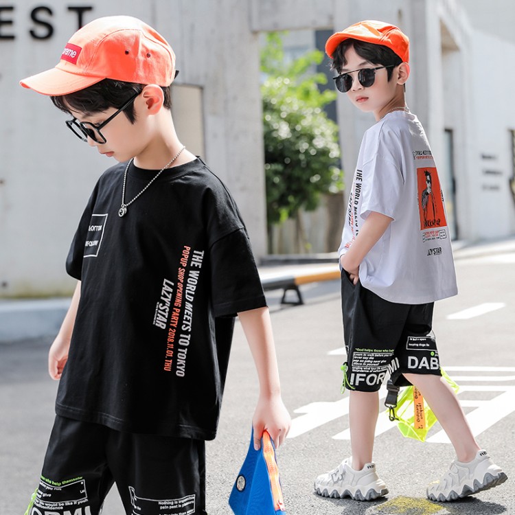 小沐童&044t后背抽烟头像t恤