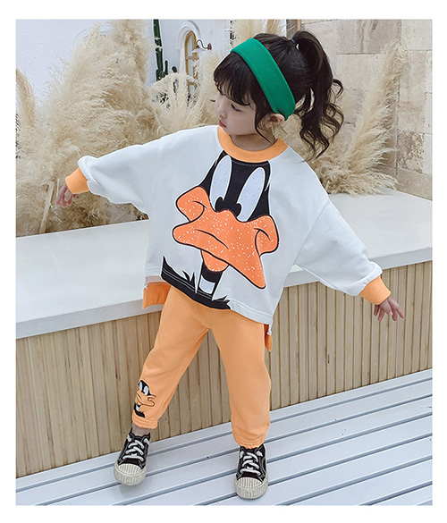 【货号】:女童大嘴鸭套装    【批发价】:46