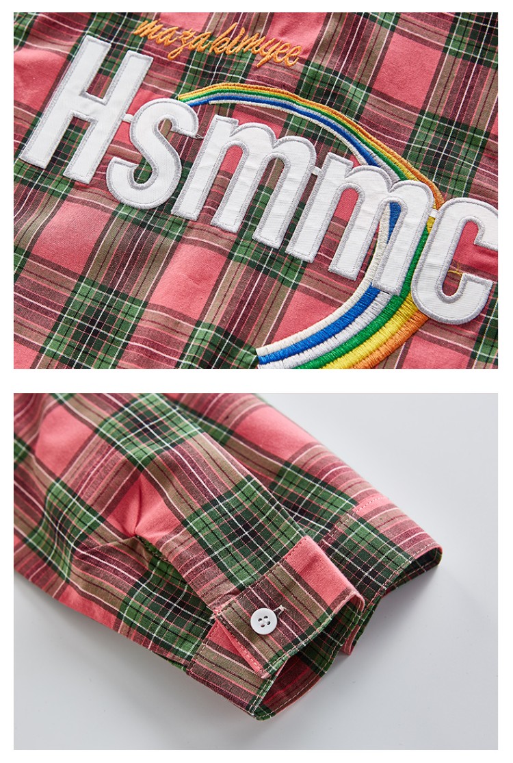 虫虫时代服饰a20001后背彩虹衬衫