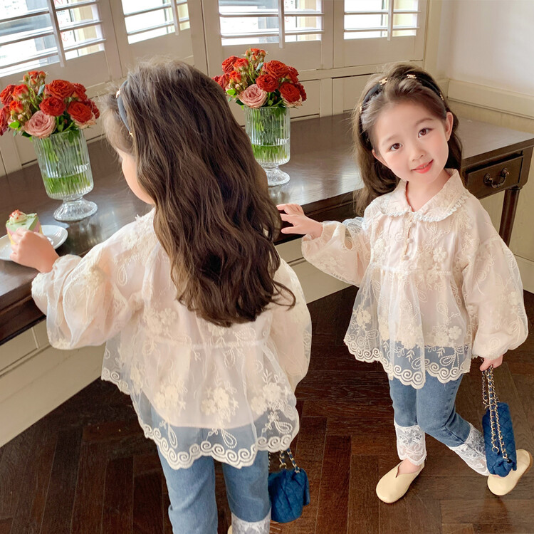 Girls' Lace Blouse