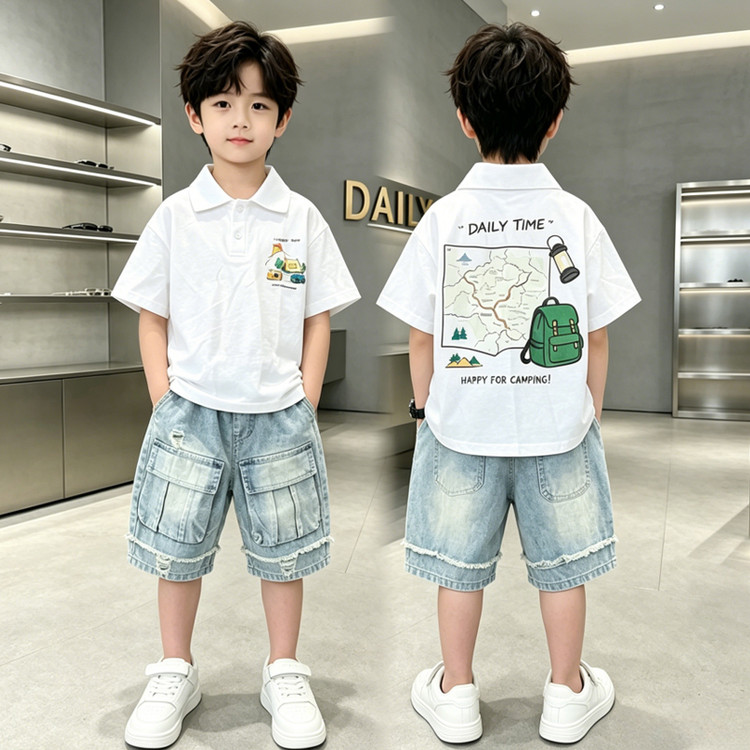 Whitework Baggy Pants