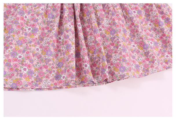 溪流服饰&田园风棉布小碎花连衣裙