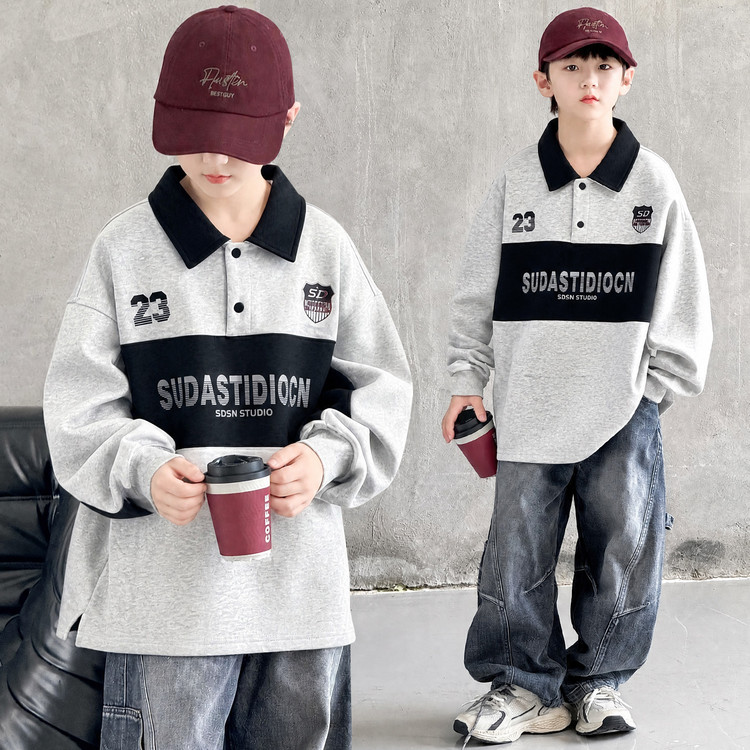 Bubble Character Boy's Sweatshirt