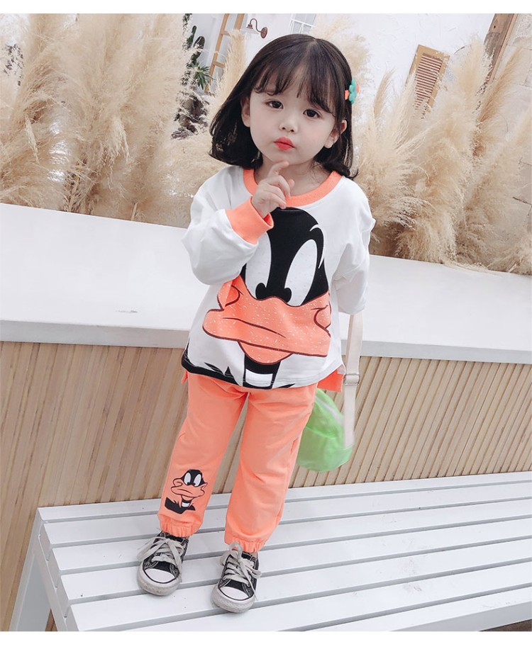 金牌童装&2020年春款大嘴鸭套装