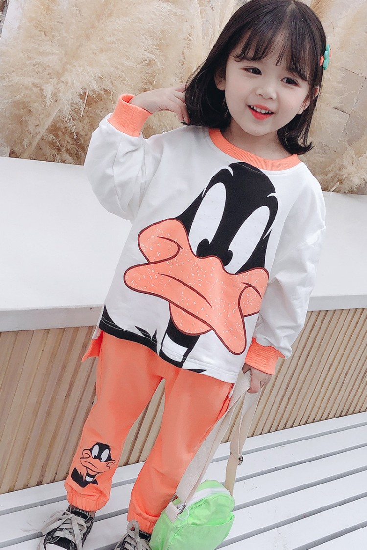 金牌童装&2020年春款大嘴鸭套装