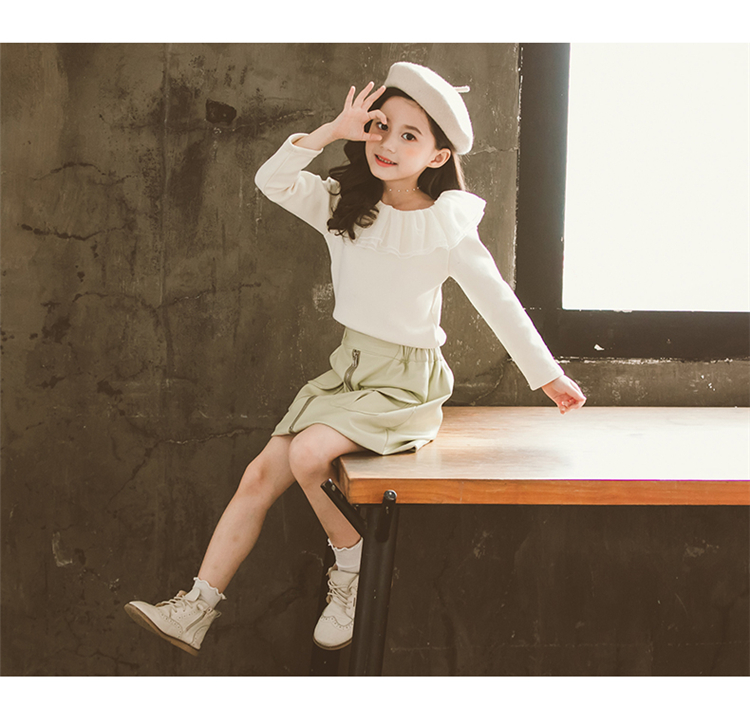 小米粒童装&拼纱打底衫