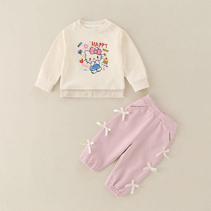 Baby Girls' Candy Print Two-Piece Set 25179