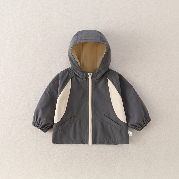 Baby Boys' Cotton Long-Sleeve Hooded Romper QW6224