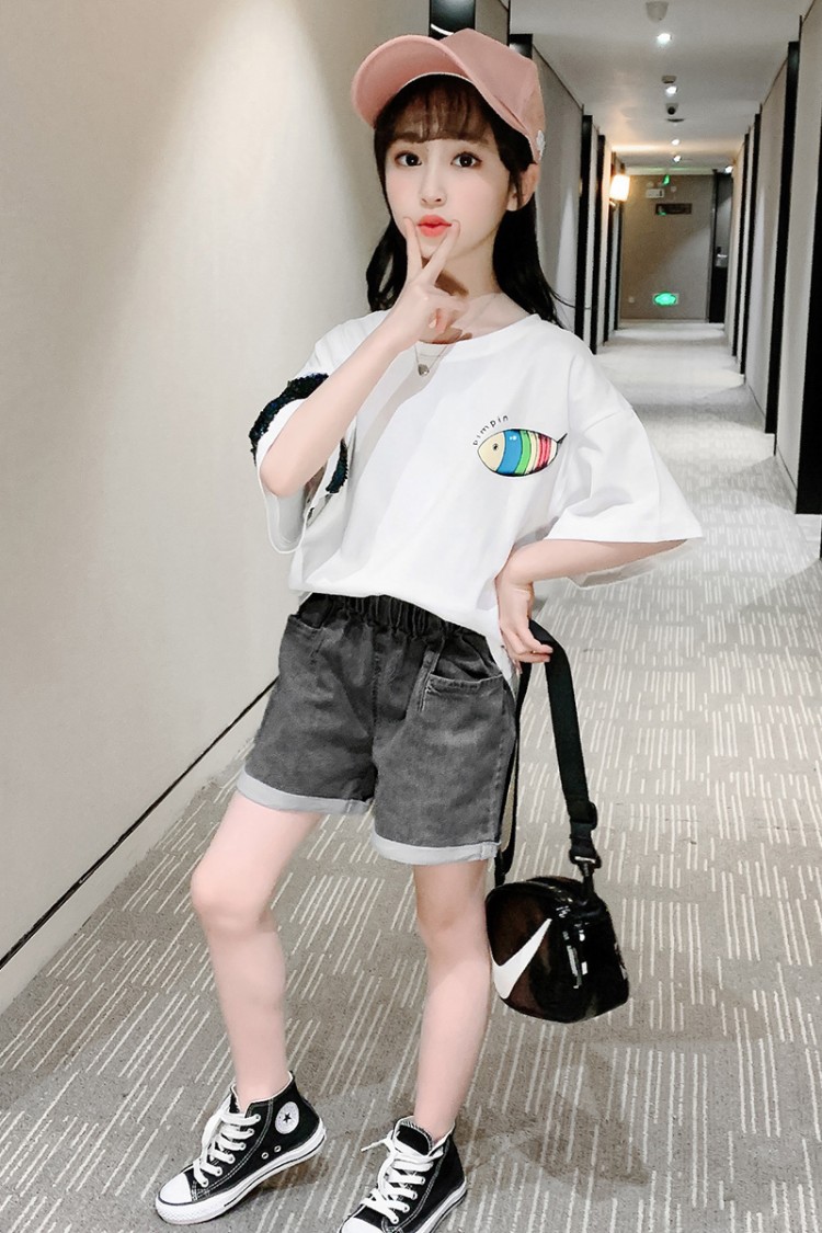 小珍妮&2009小猫与鱼爆款t恤