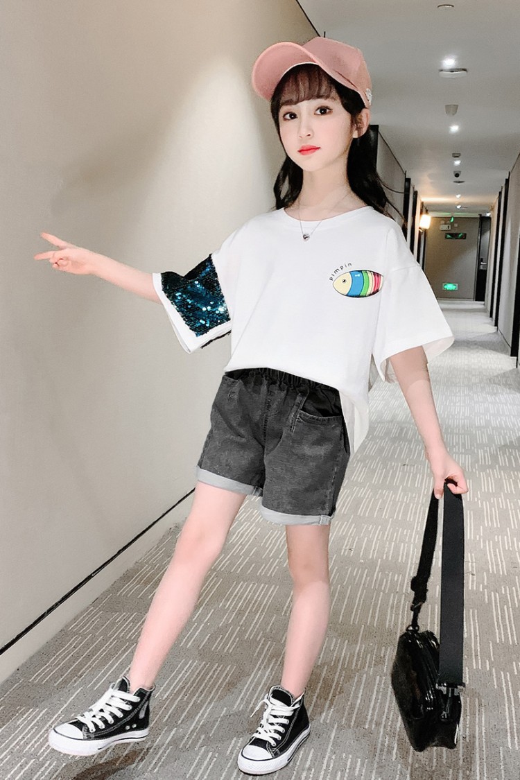 小珍妮&2009小猫与鱼爆款t恤