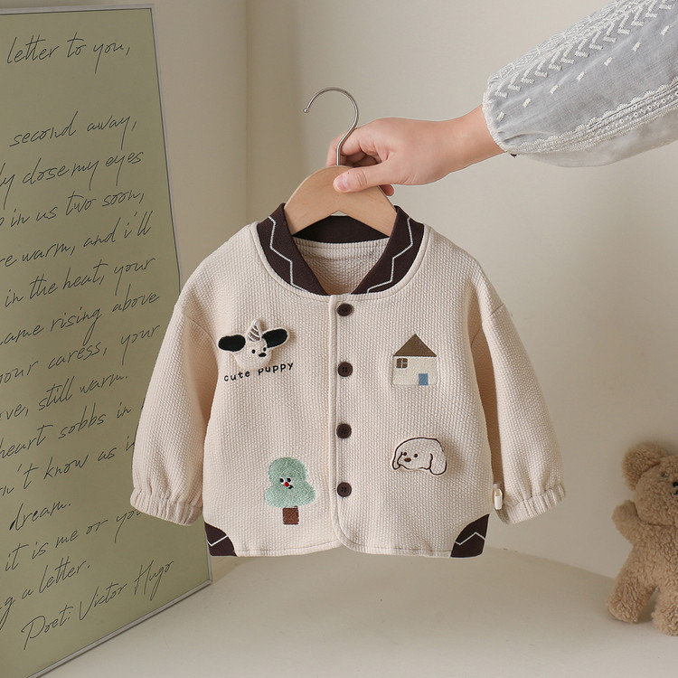 Baby Unisex Cotton Long-Sleeve Romper 26107