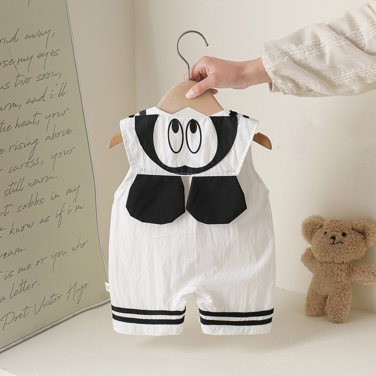 Baby Girls' Cotton Sleeveless Romper 26308