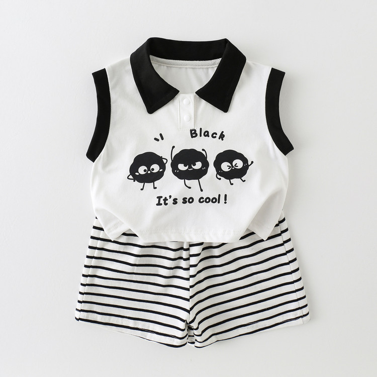 Baby Unisex Cotton Short-Sleeve Romper 26323