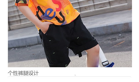 洛米团团&lmtt-2029t花色字母t恤