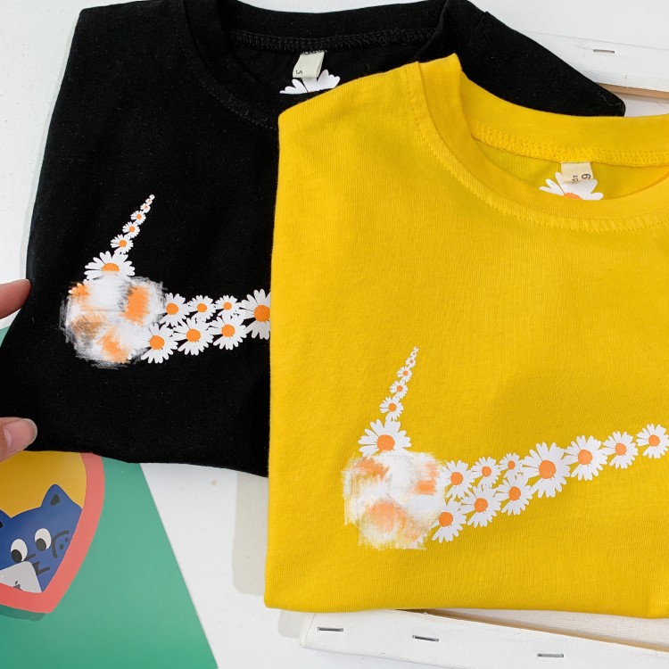 xdj&亲子耐克雏菊短袖