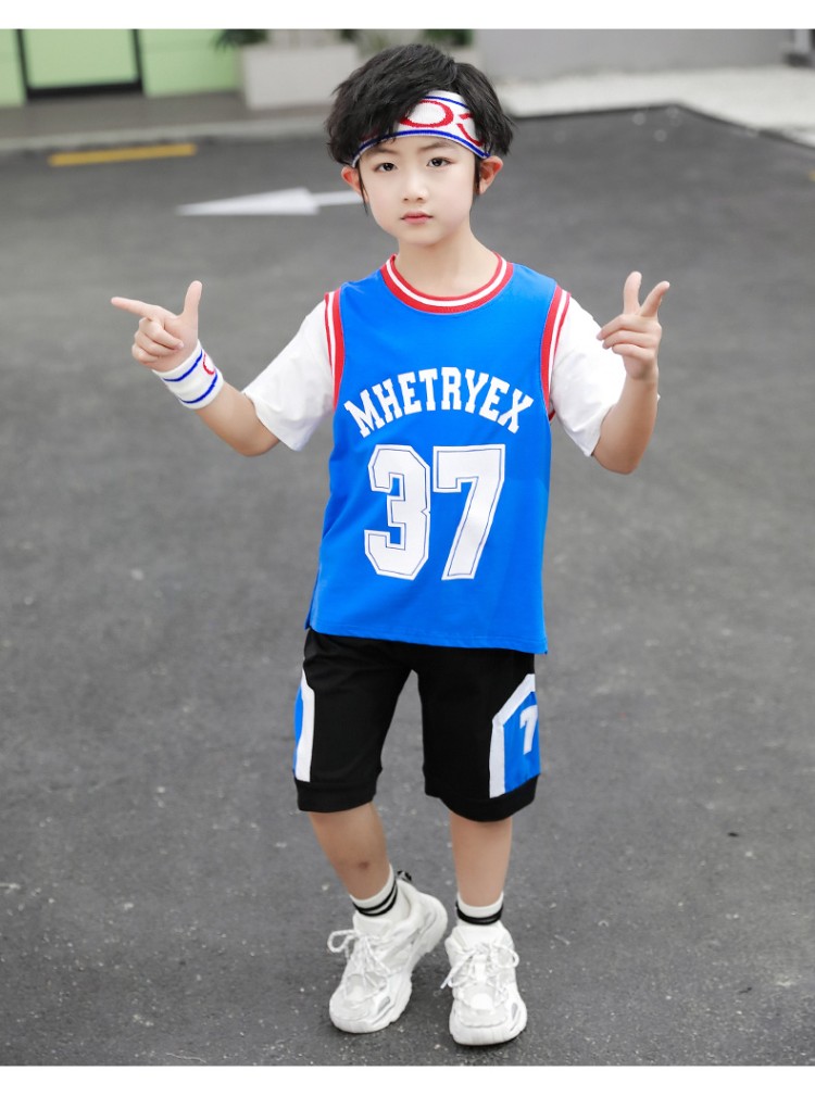 小熊班尼&109款大童套装篮球服-童装批发采购_生意网