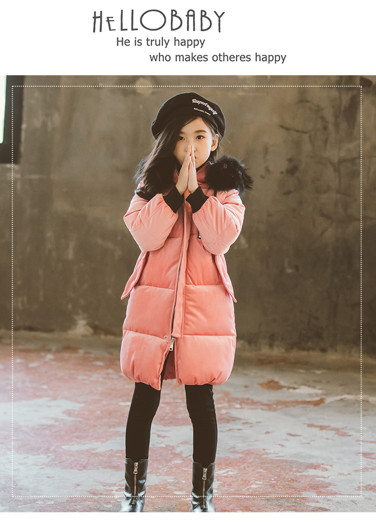 韩尚童装&hs丽丝绒真毛领棉衣1