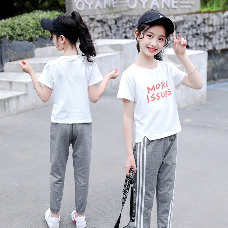 巴比熊&ky19-0106短袖印花字母套装-童装批发采购_生意网