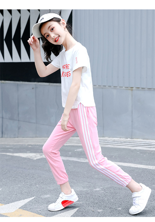 巴比熊&ky19-0106短袖印花字母套装-童装批发采购_生意网