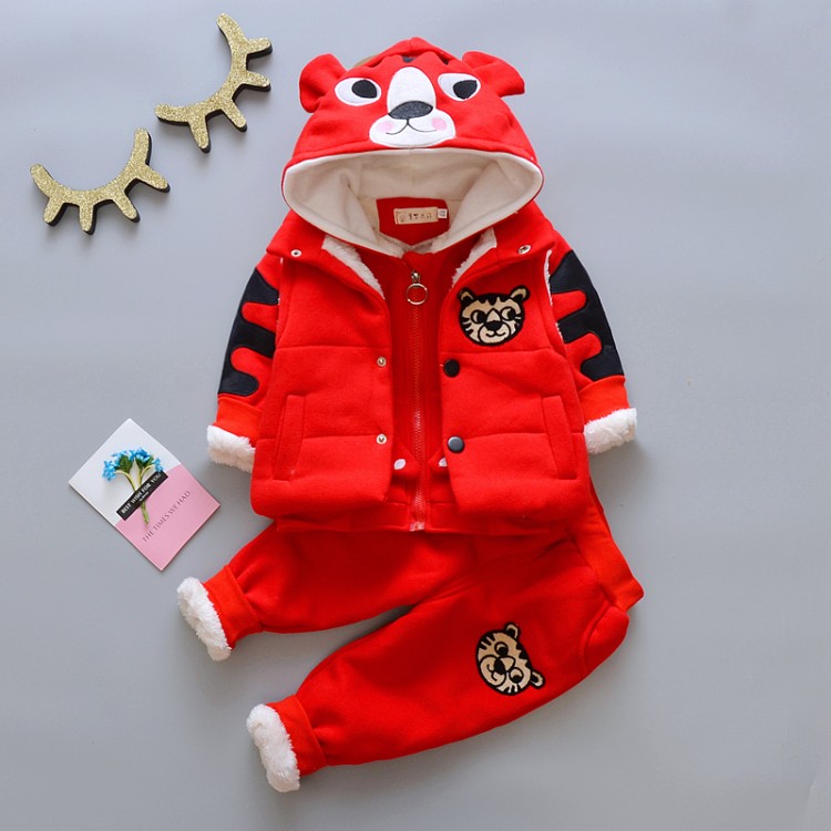 哈博熊&小老虎冬款三件套