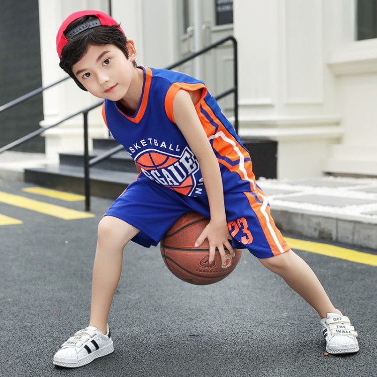少年童萌&23号男童篮球服2051款